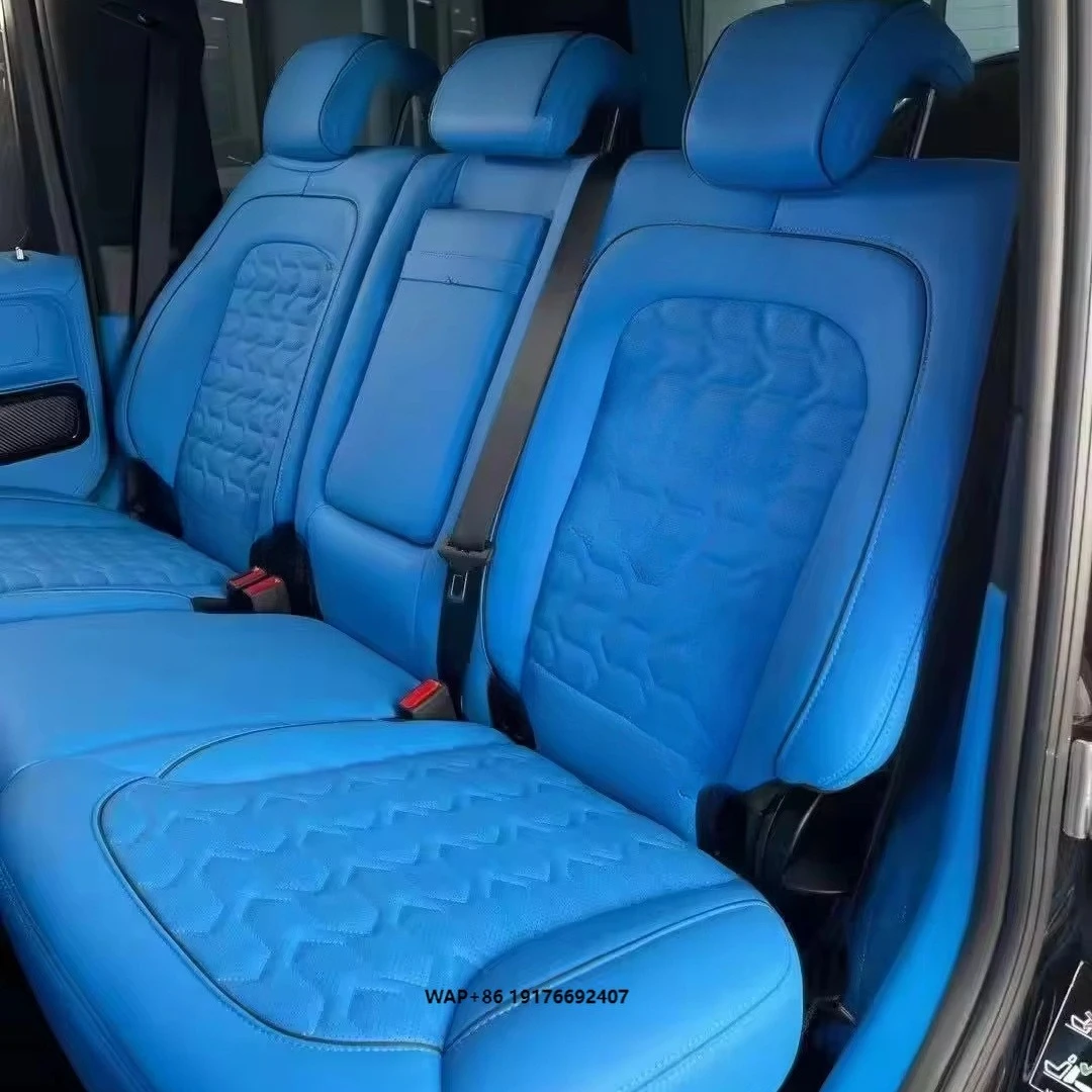 Luxury High Quality Leather Car Modified Electric Seats Dashboard Door Panels Interior Upgrade Kit Accessories