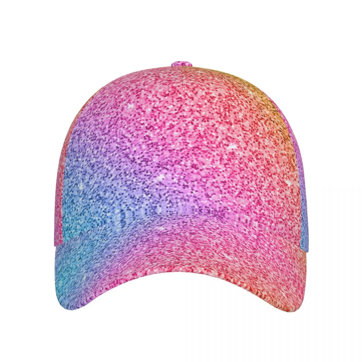 Unisex Outdoor Sport Sunscreen Baseball Hat Running Visor Cap Shimmering Glitter