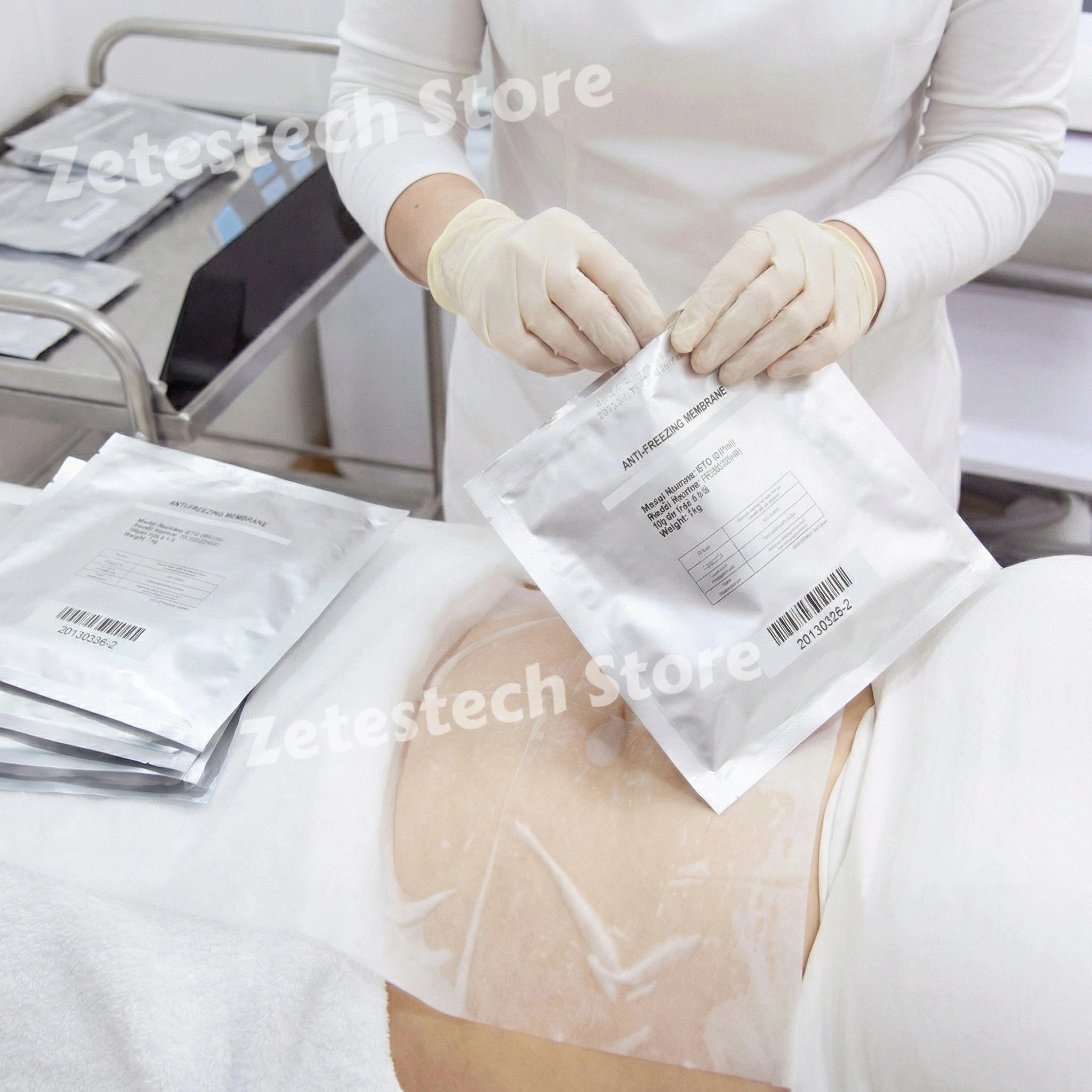 Antifreeze Membrane Film for Cryolipolysis, 3 Size Fat Freezer Protective Cool Gel Pad Cool Sculpting Lipolysis Machine Therapy