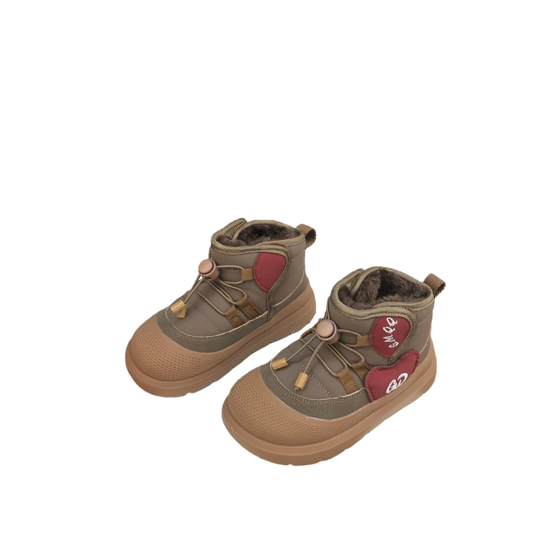 

Детские зимние сапоги, зимние стильные утепленные теплые кожаные ботинки для мальчиков и девочек, модные универсальные студенческие короткие сапоги для малышей