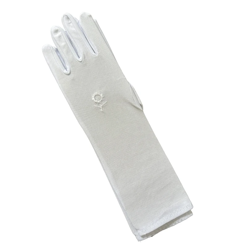 Guantes elásticos 652F para mujeres árabes, mangas para brazo con protección solar, guantes étnicos, accesorios islámicos,