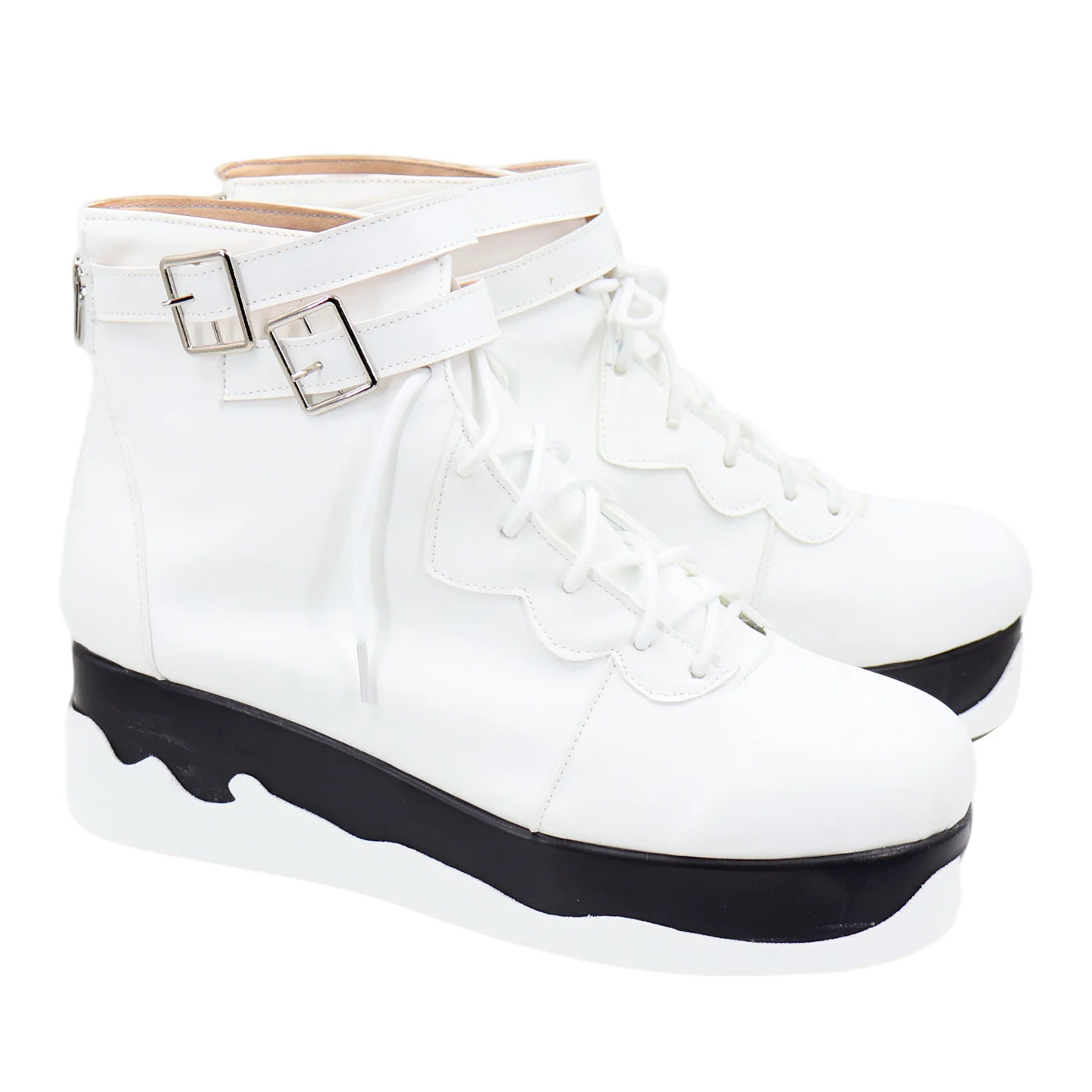 Game Zenless Zone Zero Komano Manato Cosplay Schoenen Laarzen Wit PU Lederen Laarzen Halloween Carnaval Party Props Voor Vrouwen Mannen