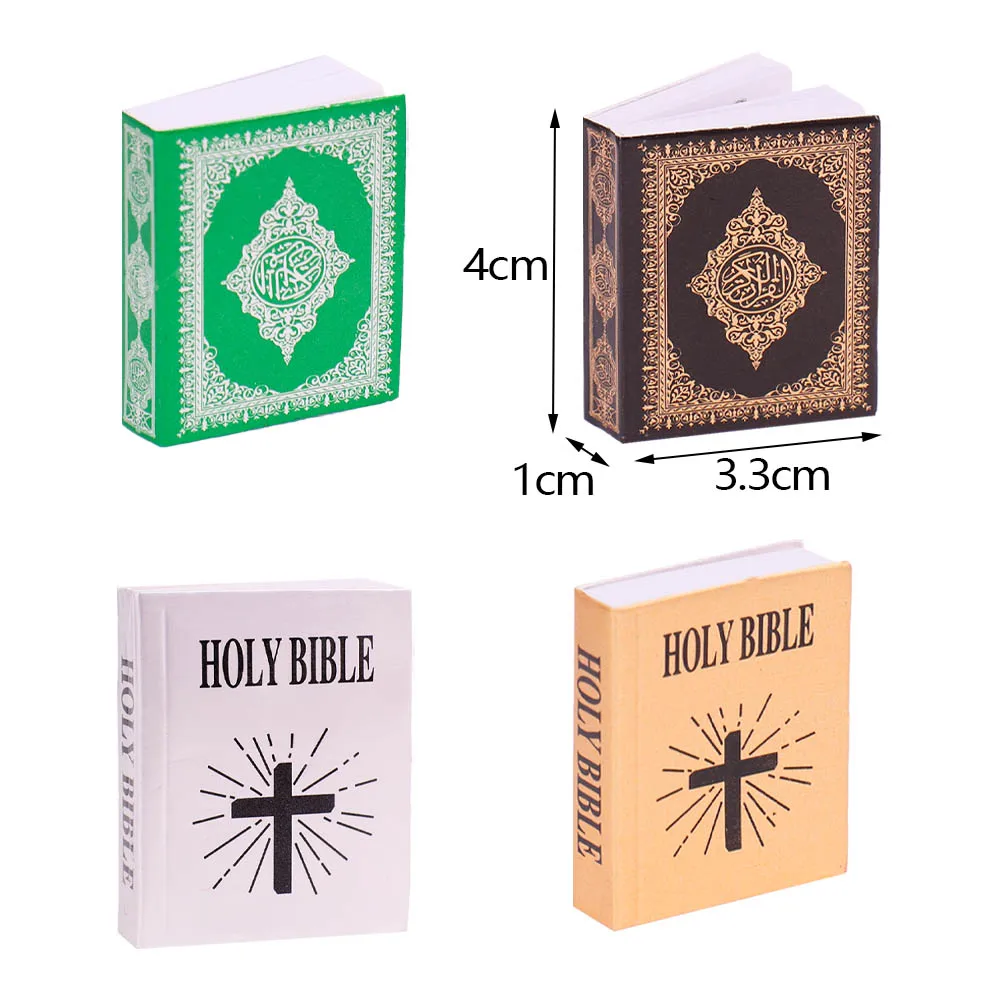 Mini Magic Book Doll House Decorative Ornaments Miniature items For Barbies Doll Accessories 1/6 Dollhouse Book Simulation Toys