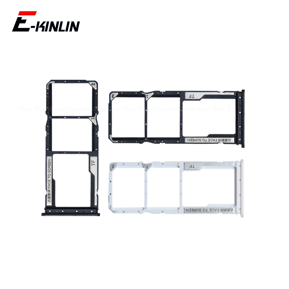 Micro SD Sim Card Tray Socket Slot Adapter Connector Reader For XiaoMi Redmi 8 8A 9 Power Container Holder Replacement Parts