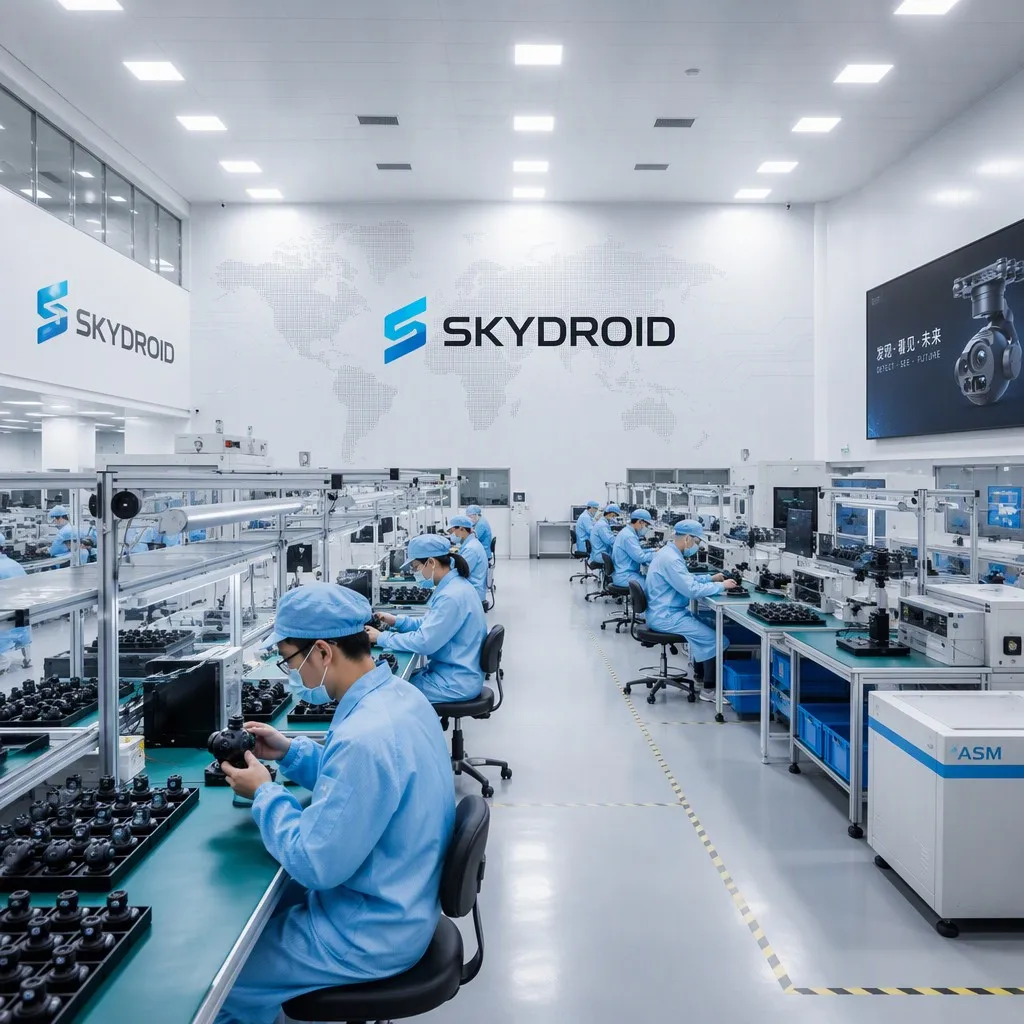 Skydroid C13 Dual-Sensor Thermal Gimbal Camera 3-Axis Stabilized Auto-Tracking Payload For Industrial  Inspection Observation