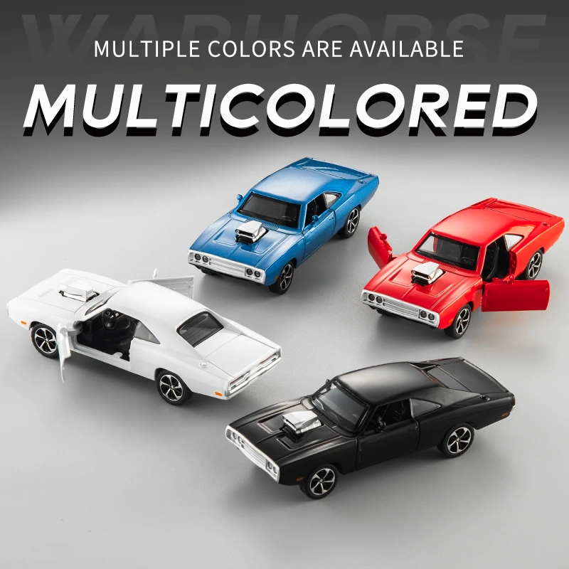 1:32 Charger American Muscle Sports Car Fast & Furious Simulation Alloy Car Model Toy Gift Collection Ornament