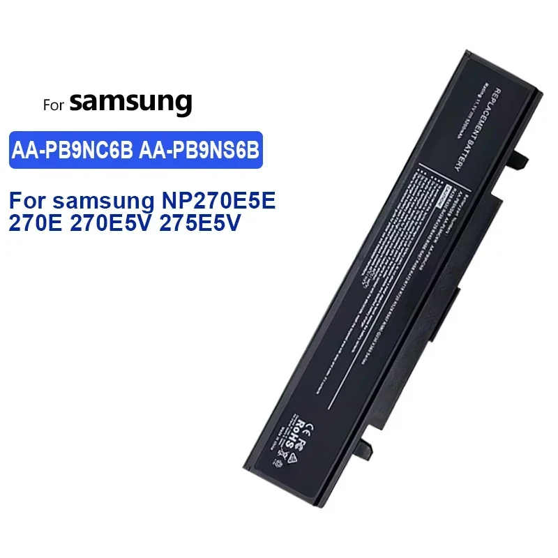 Replacement Battery AA-PB9NC6B AA-PB9NS6B 4400mAh For samsung NP270E5E 270E 270E5V 275E5V Portable batteries