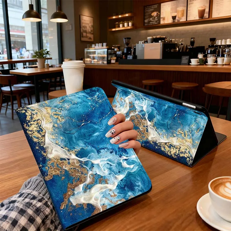 Marble texture art creativity For Huawei MediaPad MatePad Air M6 M5 M2 T10s T5  C5e 10 11 12 X  10.8 SE Pro Cover Tablet Case
