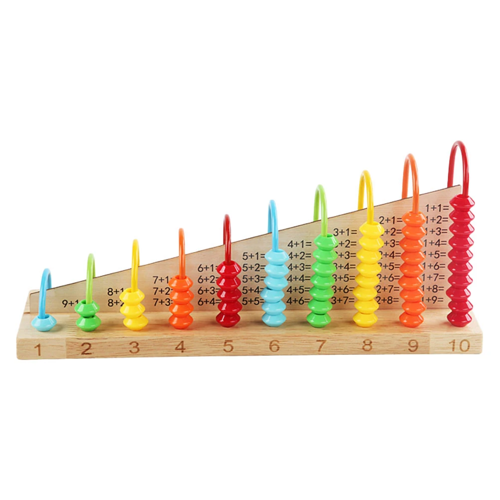 

Abacus Addition and Subtraction Calculation Rack Kids Toy Arithmetic Colorful Math Learning Counting Teaching Aid Toddler