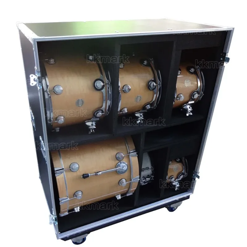 Estuche de vuelo de batería con kit estándar con 7 compartimentos