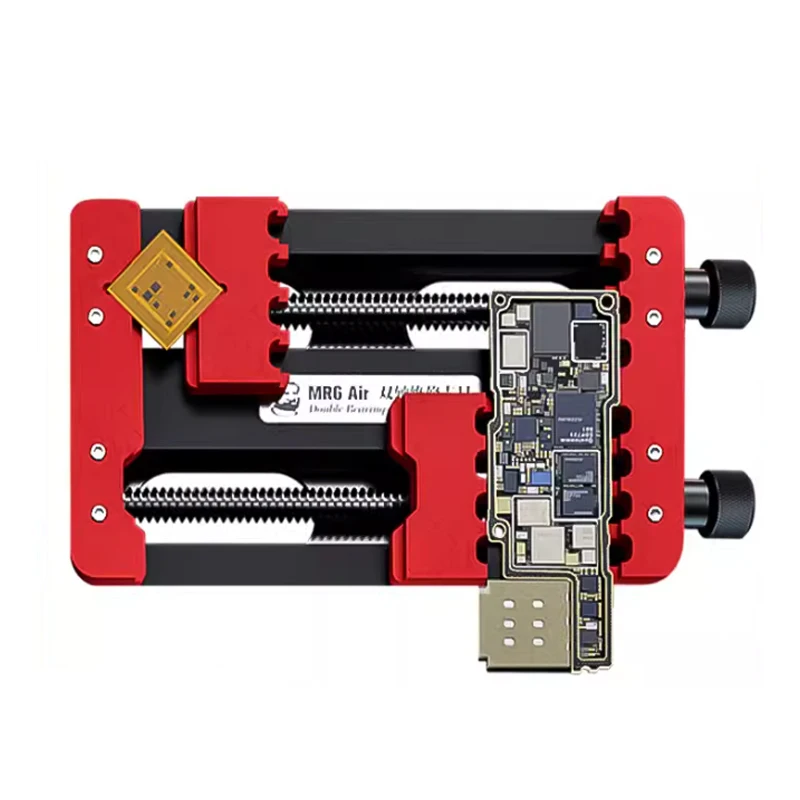 Universal double shaft PCB holder motherboard fixtur for CPU IC Chip Glue removal soldering tools for phone tablet repair