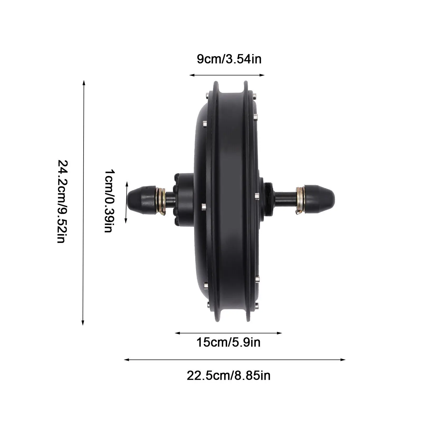 Brushless Hub Motor for Electric Bike, Rear Wheel Conversion, High Speed, Electric Bicycle, 36V, 500W