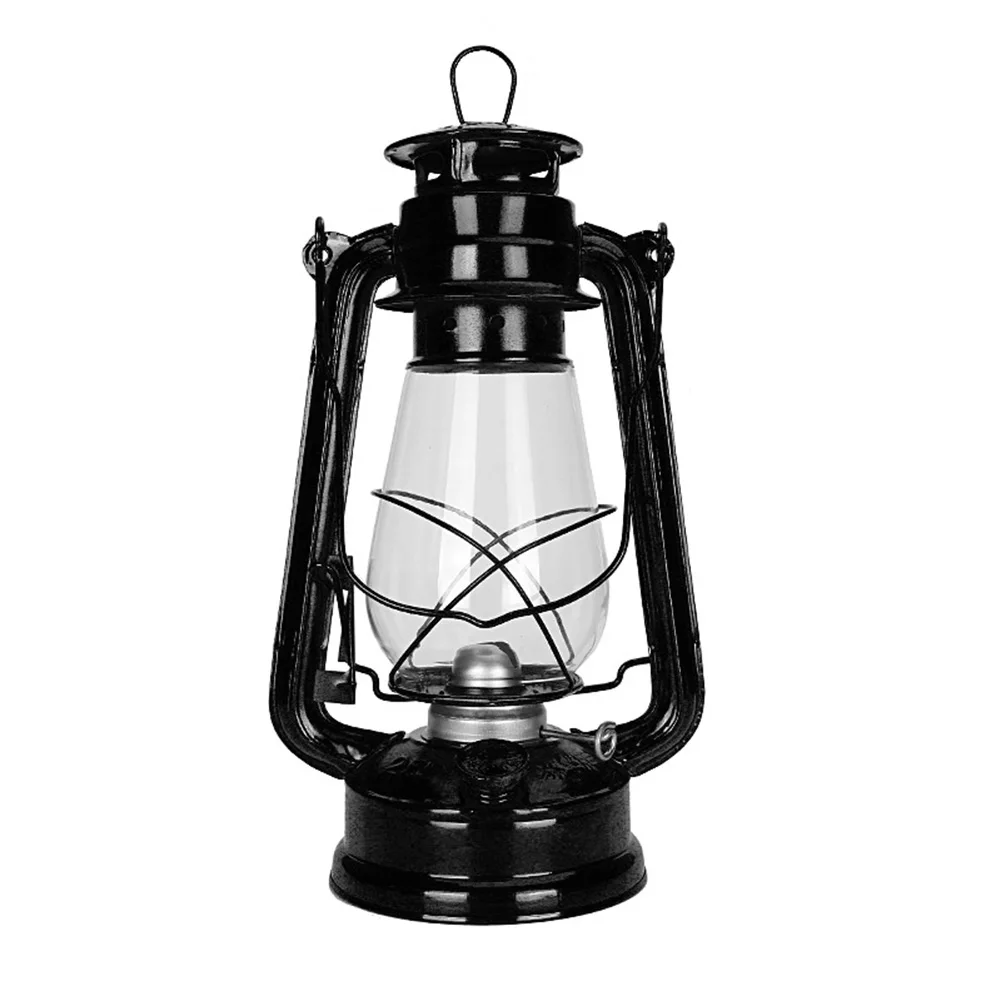 Imagem -04 - Vintage Querosene Óleo Lâmpada Lanterna Retro Querosene Luz Barraca de Acampamento Iluminação Atmosfera Decorativa Campinglight ao ar Livre 31cm 1pc