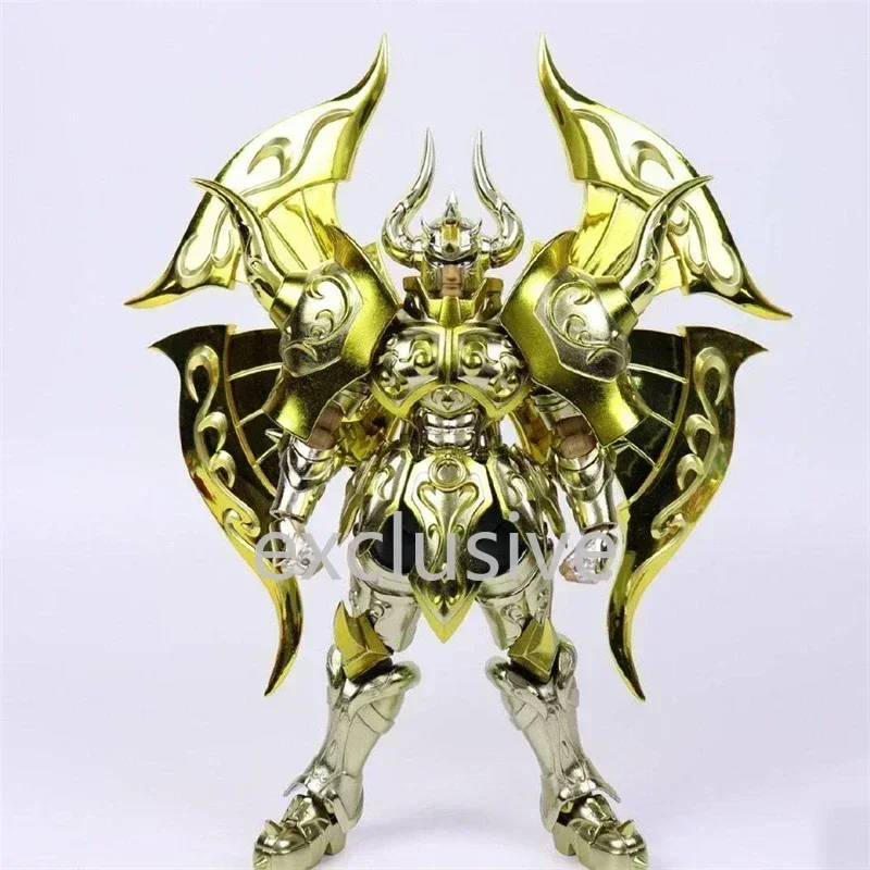 In Stock CS Model Saint Seiya Myth Cloth EX Soul of Gold SOG Taurus Aldebaran Knights of The Zodiac Metal Armor Action Figure