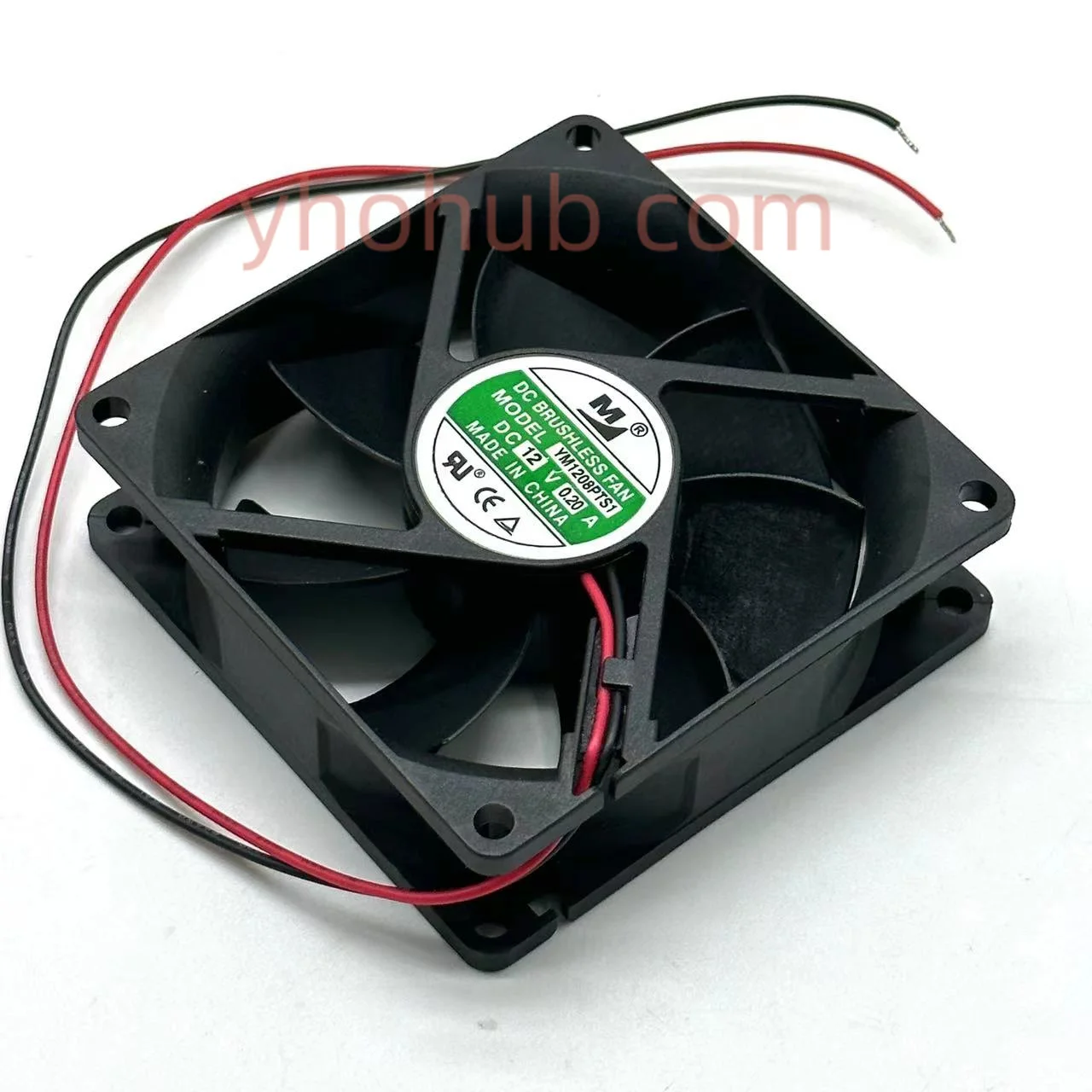 

Huaxia Hengtai YM1208PTS1 DC 12V 0.20A 80x80x25mm 2-Wire Server Cooling Fan