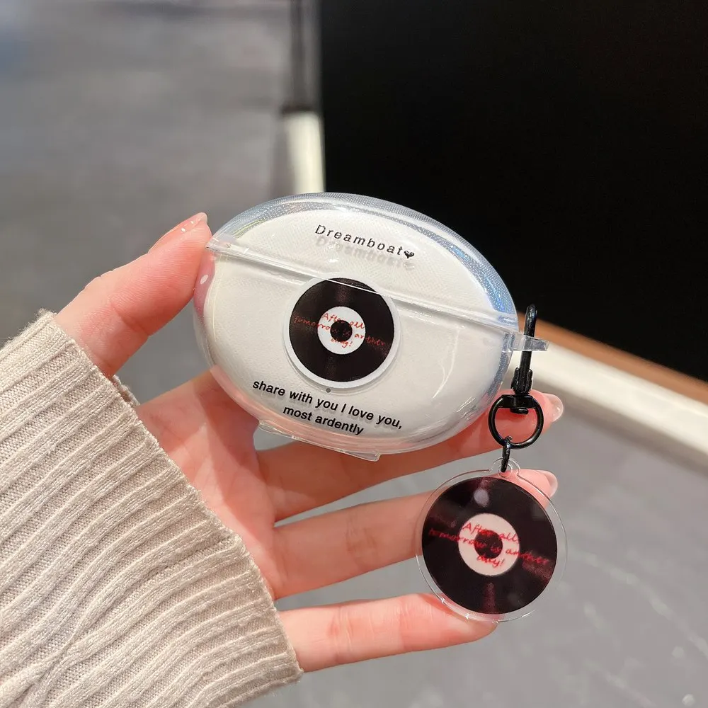 Custodia per auricolari coreana carina 3D con fiocco rosa per OnePlus Buds 4 Buds4 Custodia protettiva per auricolare Bluetooth senza fili con portachiavi