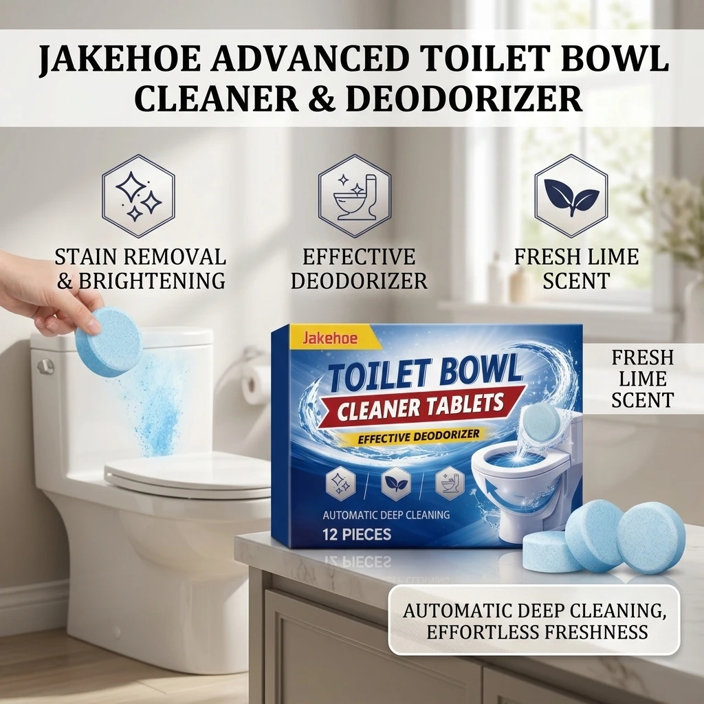 Toilet Bowl Cleaning Tablet Remove Limescale & Urine Scale Eliminate Odor Long-Lasting Fresh Fragrance Toilet Descaling Cleaner