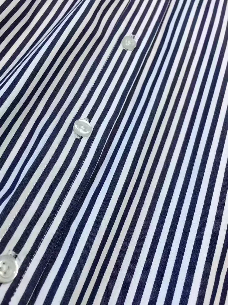 Embroidered Heart Long Sve irt Men Women Couple Autumn Mid-Length Cheered  Collar Button Detail Polyester Blend