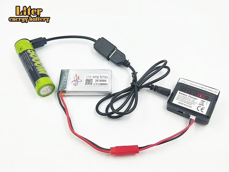 H11D H11C H11WH battery Ultra-high Capacity 3.7V 1300mAh 903048 25c rc drone quadcopter H11D H11WH series parts