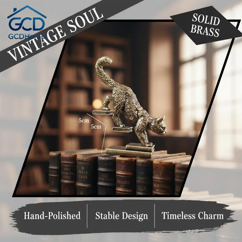 Brass Pixiu Statue Ornament, Chinese Traditional Craft Desktop Decoration For Home Office Business Space Decor