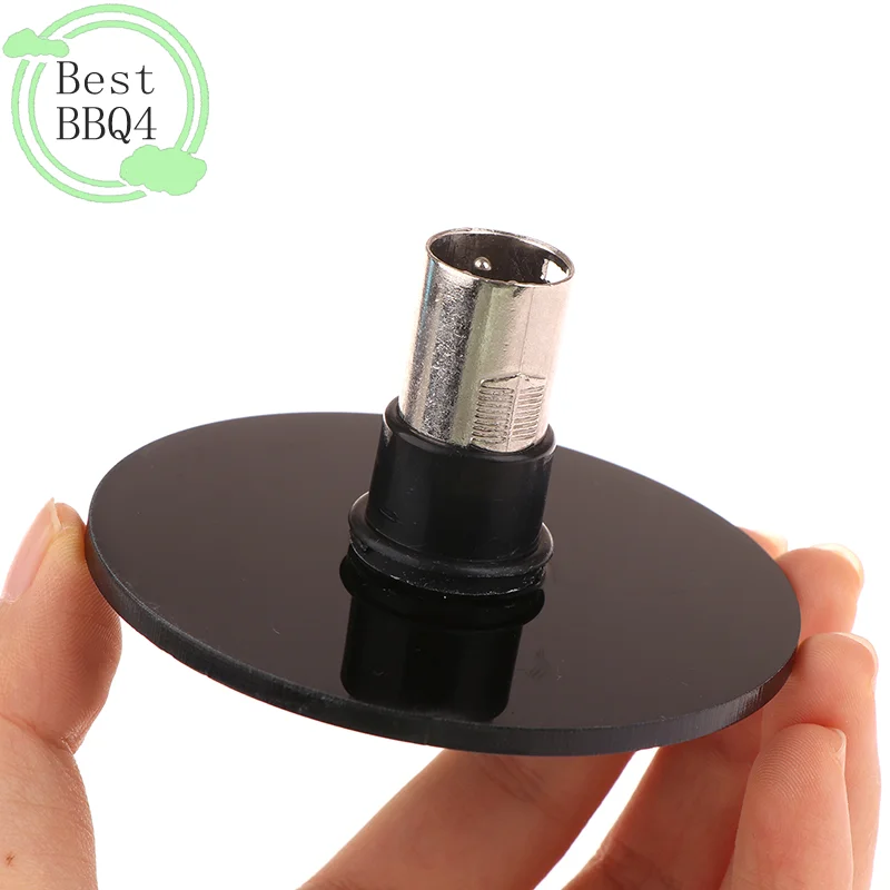 (BBQ4)8CM Black Suction Cup Adapter With 3XLR Love Machine Connector For Telescopic Linear Actuator Attachment Holder