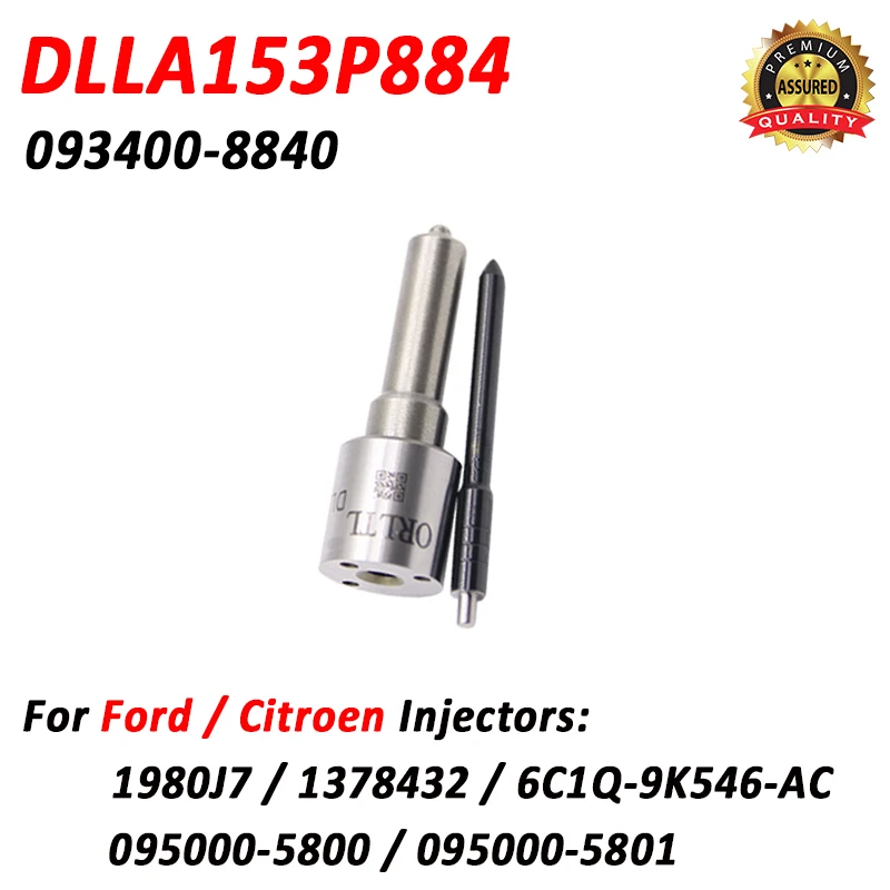 095000-5800 Injector Nozzle DLLA153P884 Diesel Spray DLLA 153 P 884 For CITROEN Jumper 2.2 HDI 74KW 6C1Q-9K546-AC