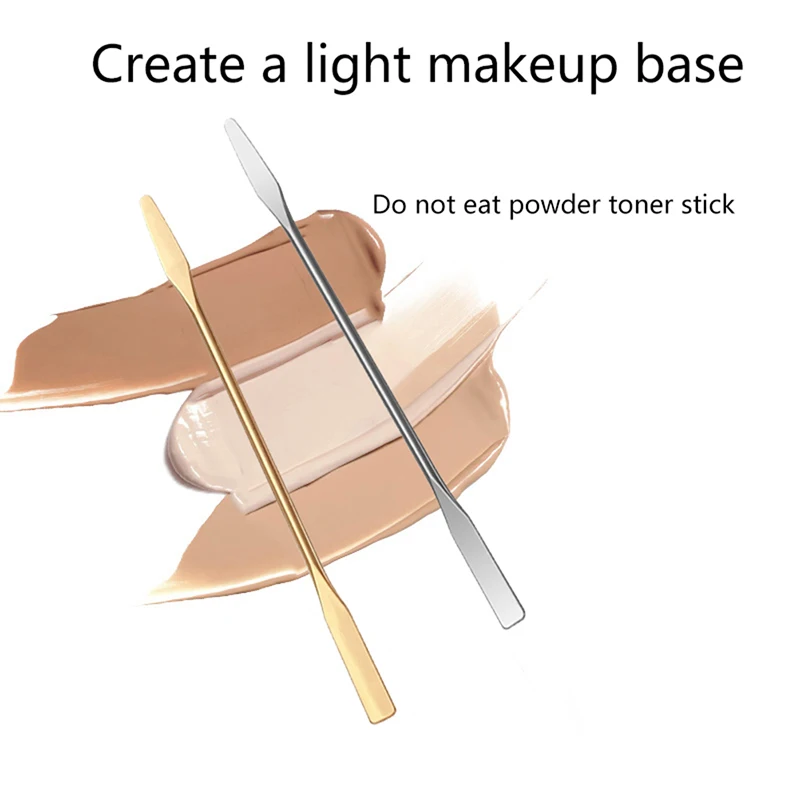【Farbmischstab aus Edelstahl für Foundation-Make-up, Kosmetikwerkzeug zum Mischen von Foundation-Creme】