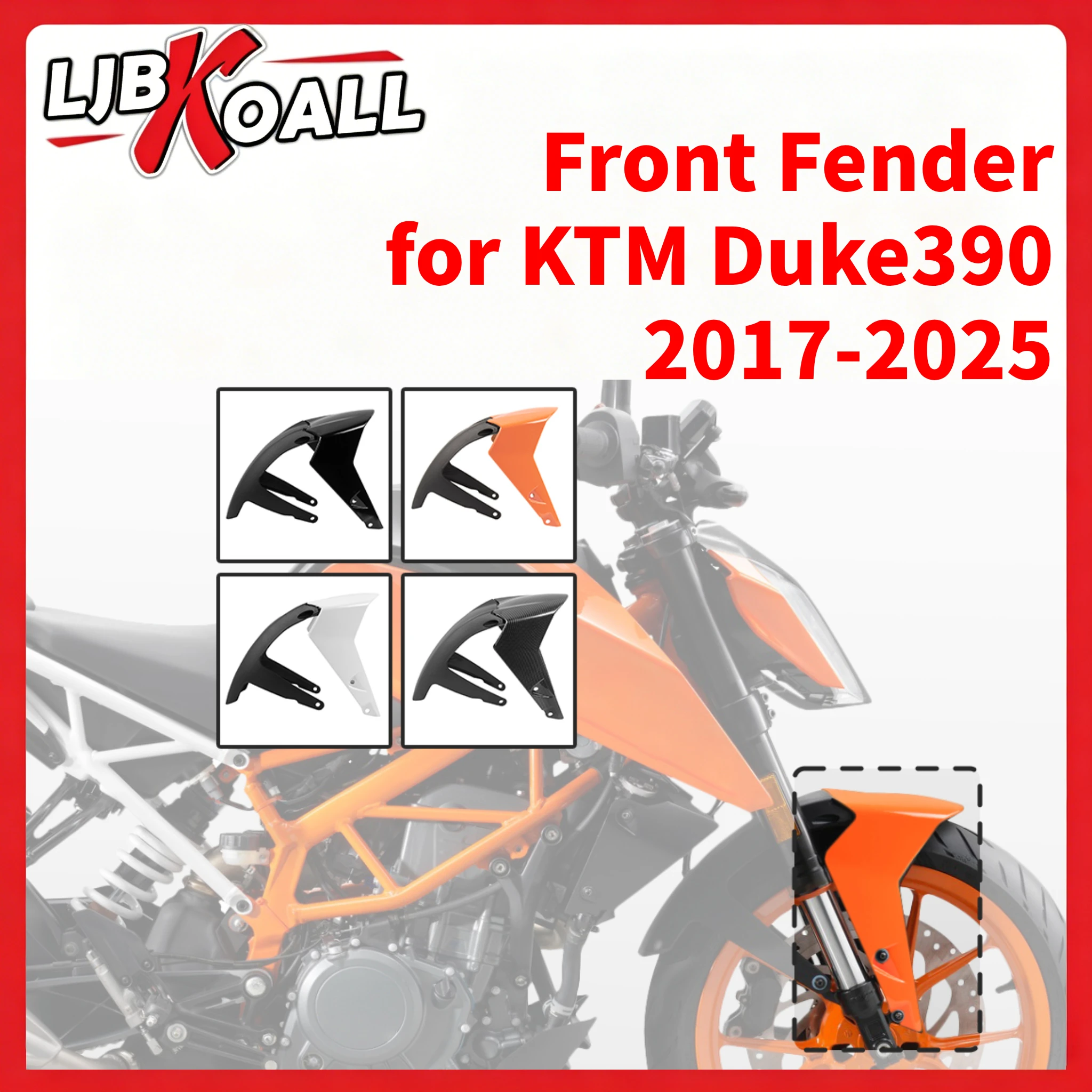 Front Mudguard for KTM Duke 390 2017-2022