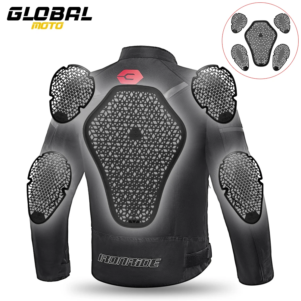 

Motorcycle Jackets Built-in Protector CE Certification Universal Insert Motorbike Protective Gear Motocross Body Protective Gear