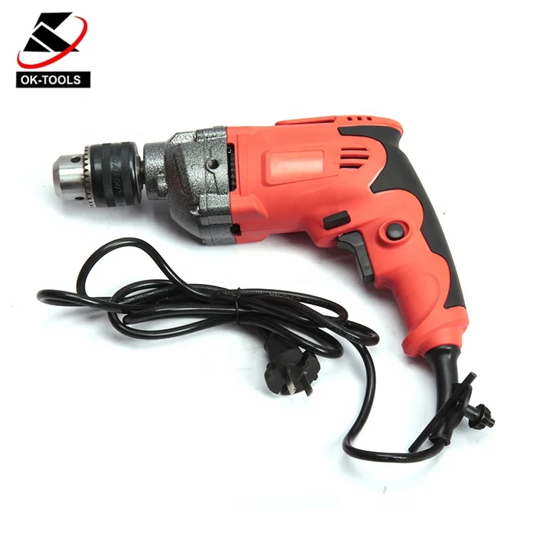 KAFUWELL-P16016A hot selling power hammer drills electric corded tools impact drill with bits set toolkit 13A 500w professional