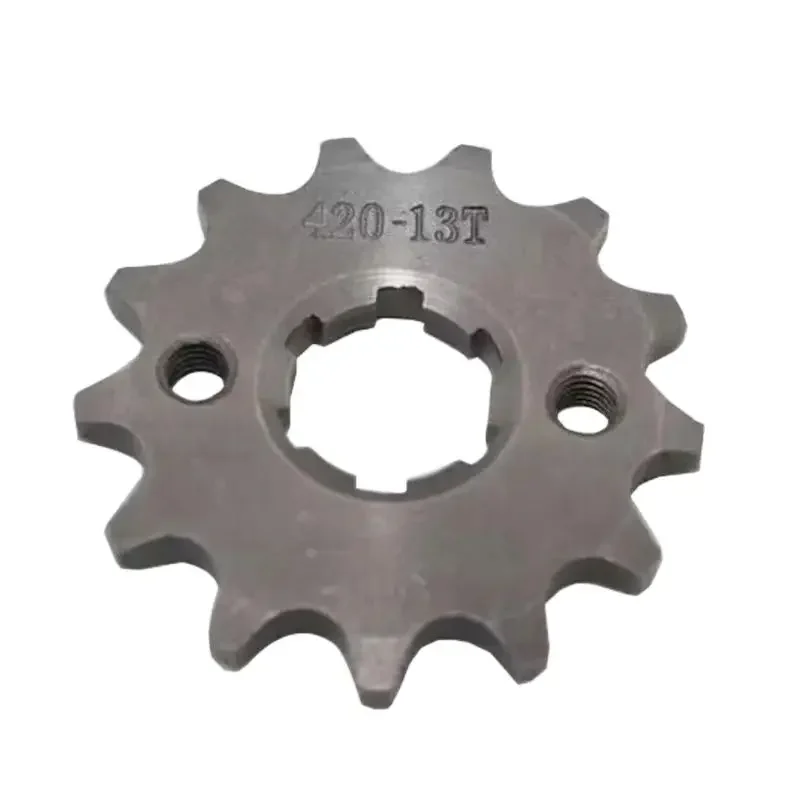 

420 13T 2604128 17mm For AM6 Steel Motorcycle Sprocket