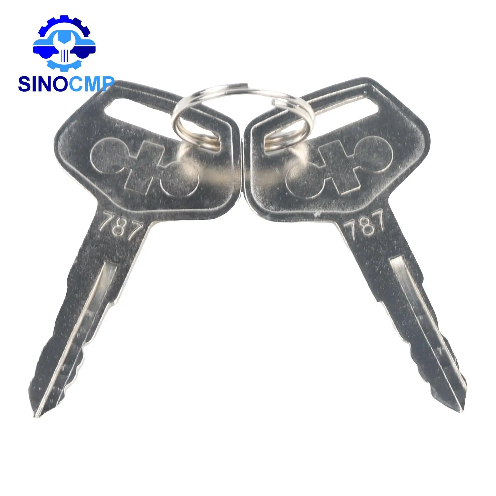 2 Pcs/lot 787 Truck Parts Ignition Key for Komatsu Excavator