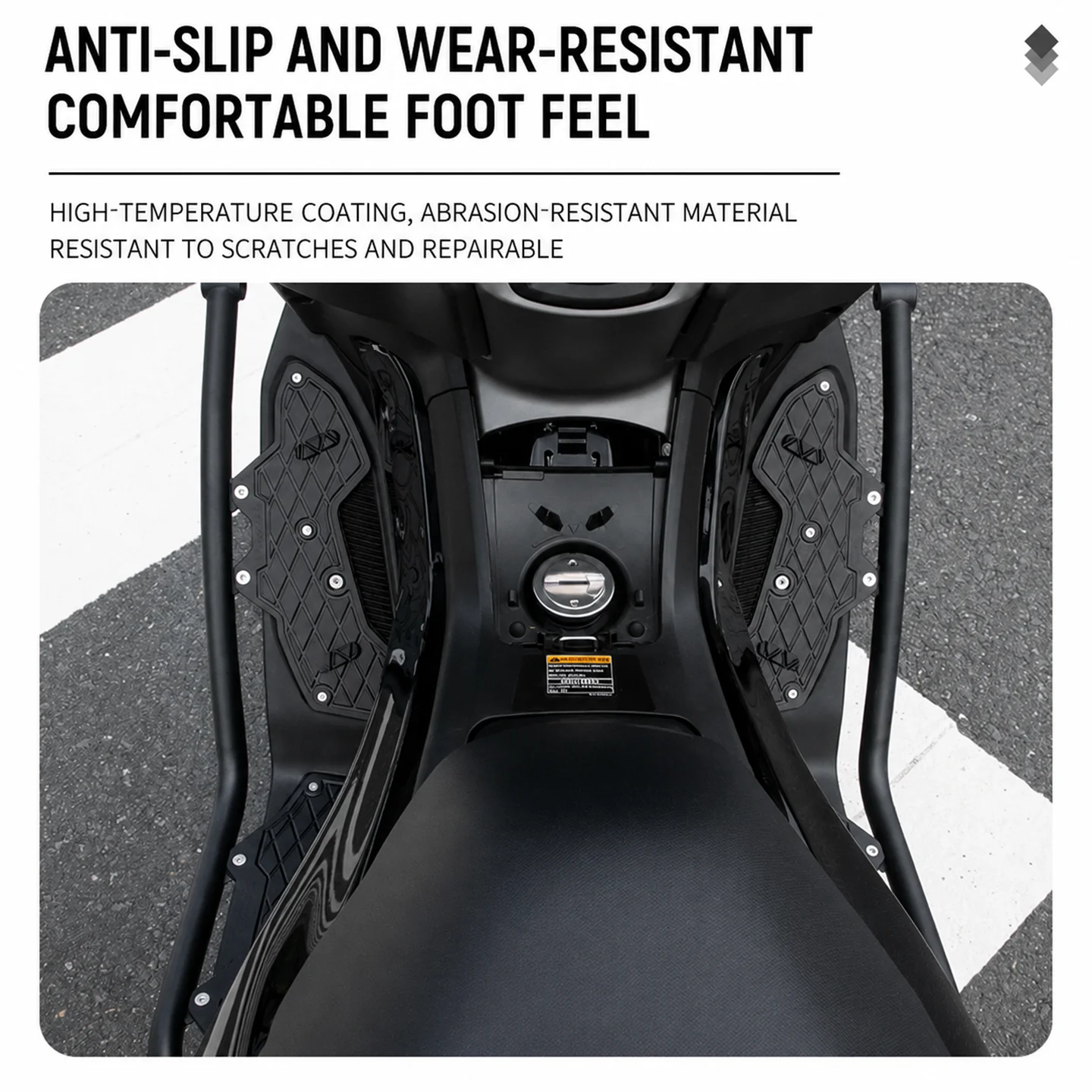 

Suitable for Yamaha NMAX155 NMAX 155 N-MAX 155 motorcycle accessories 2025-2026 anti-skid bumper foot pedal foot pad accessories