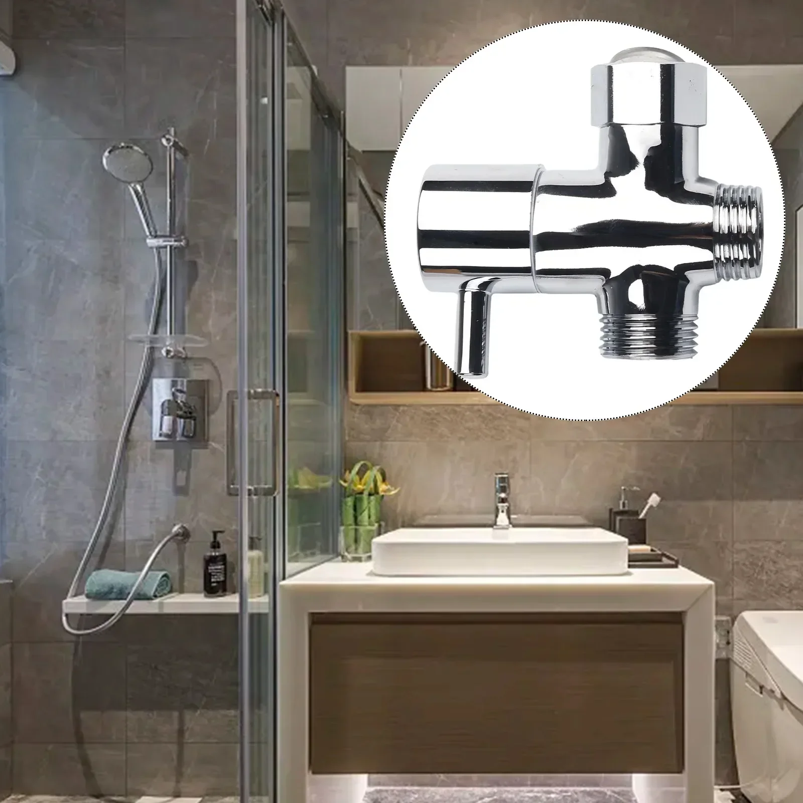 Válvula desviadora de ducha antifugas G1/2, Control de 3 vías, latón macizo, mejora la eficiencia de la ducha, perfecta para baños modernos