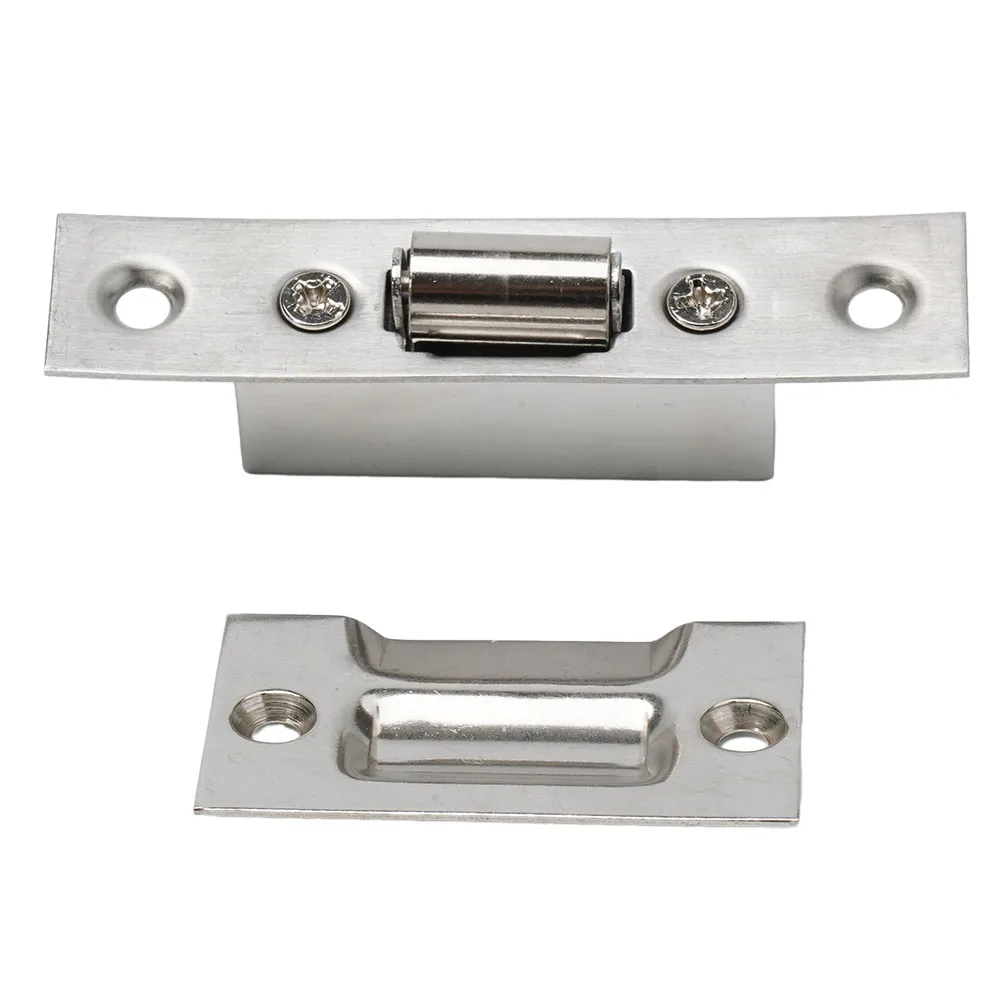 Door Hardware Parts Cupboard DoorLatches Door Stop Practical 90x19mm Stainless Steel Thicken Home Improvement Hardware
