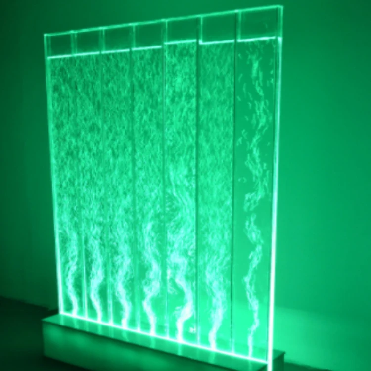 

Dancing Water Bubble Smart Lighting Screen Curtain Furniture Water Bubble Landscape Lamp RGB Color Change Wall Panel