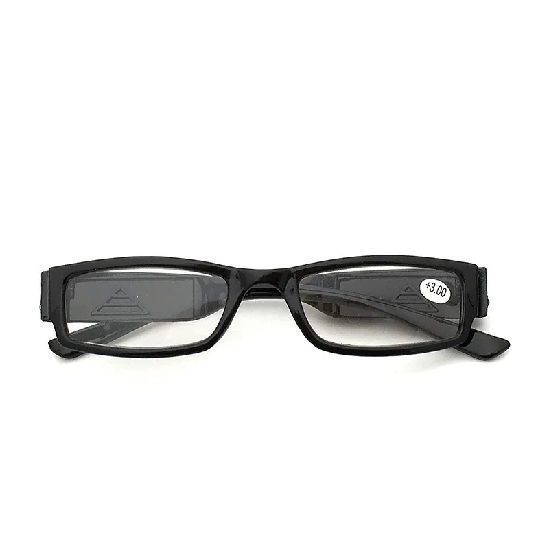 2022 Full Frame Reading Glasses +1.0 +1.5 +2.0 To +4.0 LED with Light Reading Glasses for Women and Man Fashion Glasses