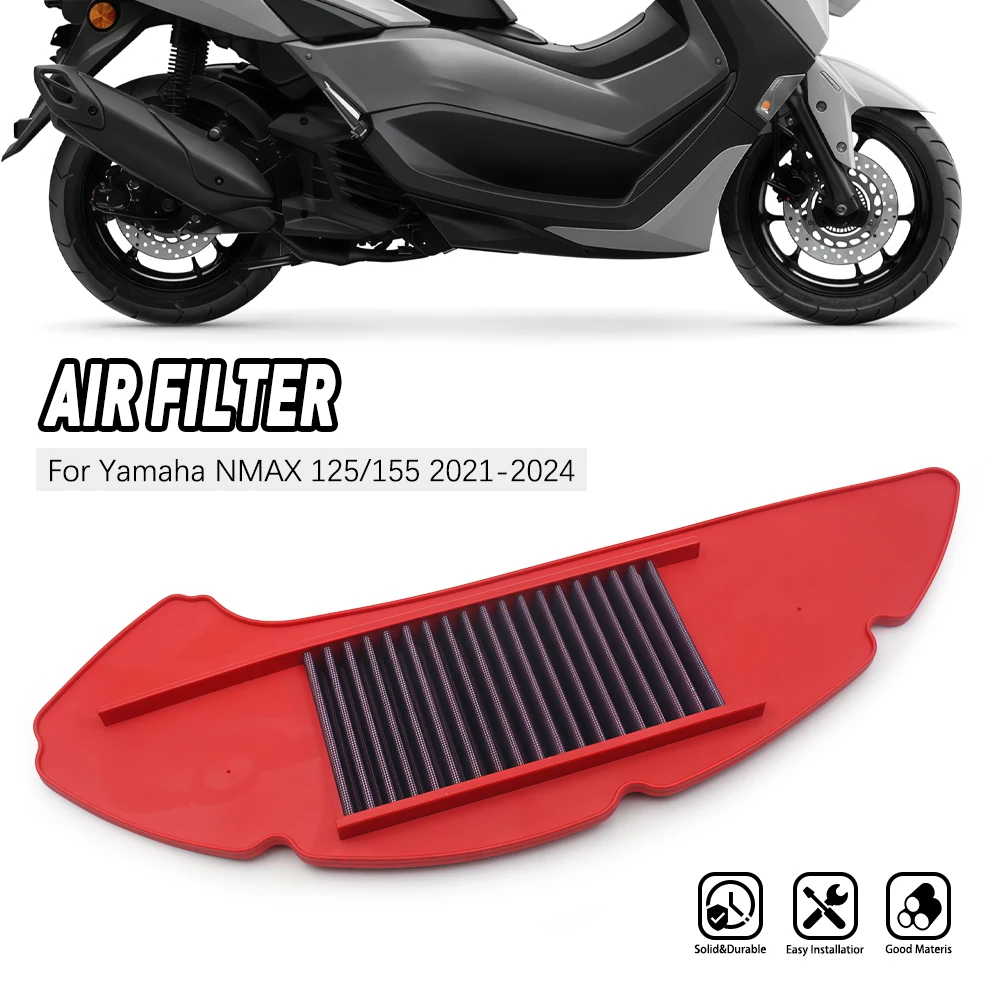

Air Filter For Yamaha NMAX 155 2021 N-MAX NMAX155 2020 2021 2022 2023 Motorcycle Accesorios Para Moto