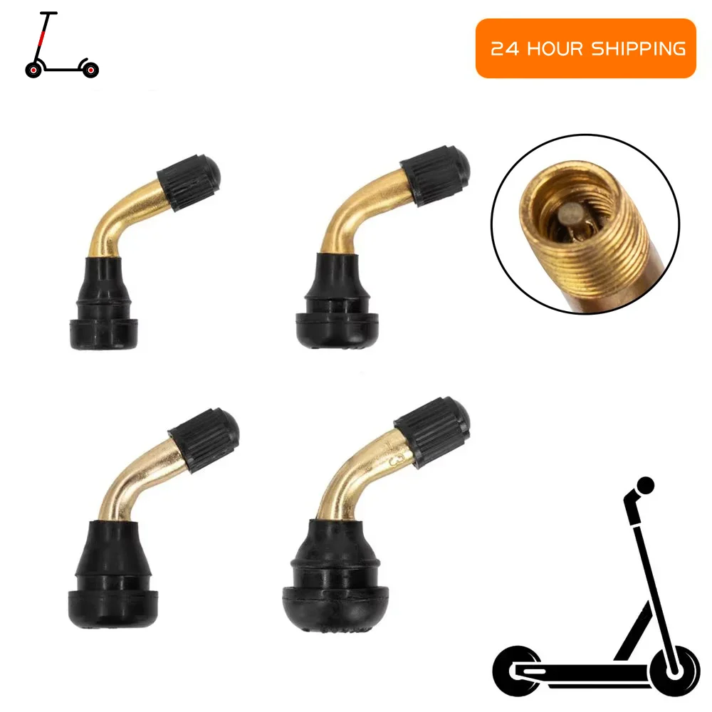 

50Pcs Aluminum Tubeless Tyre Valve Stem PVR40 PVR50 PVR60 PVR70 Tire Valves Extension Adaptor For Xiaomi /for Ninebot E-Scooter