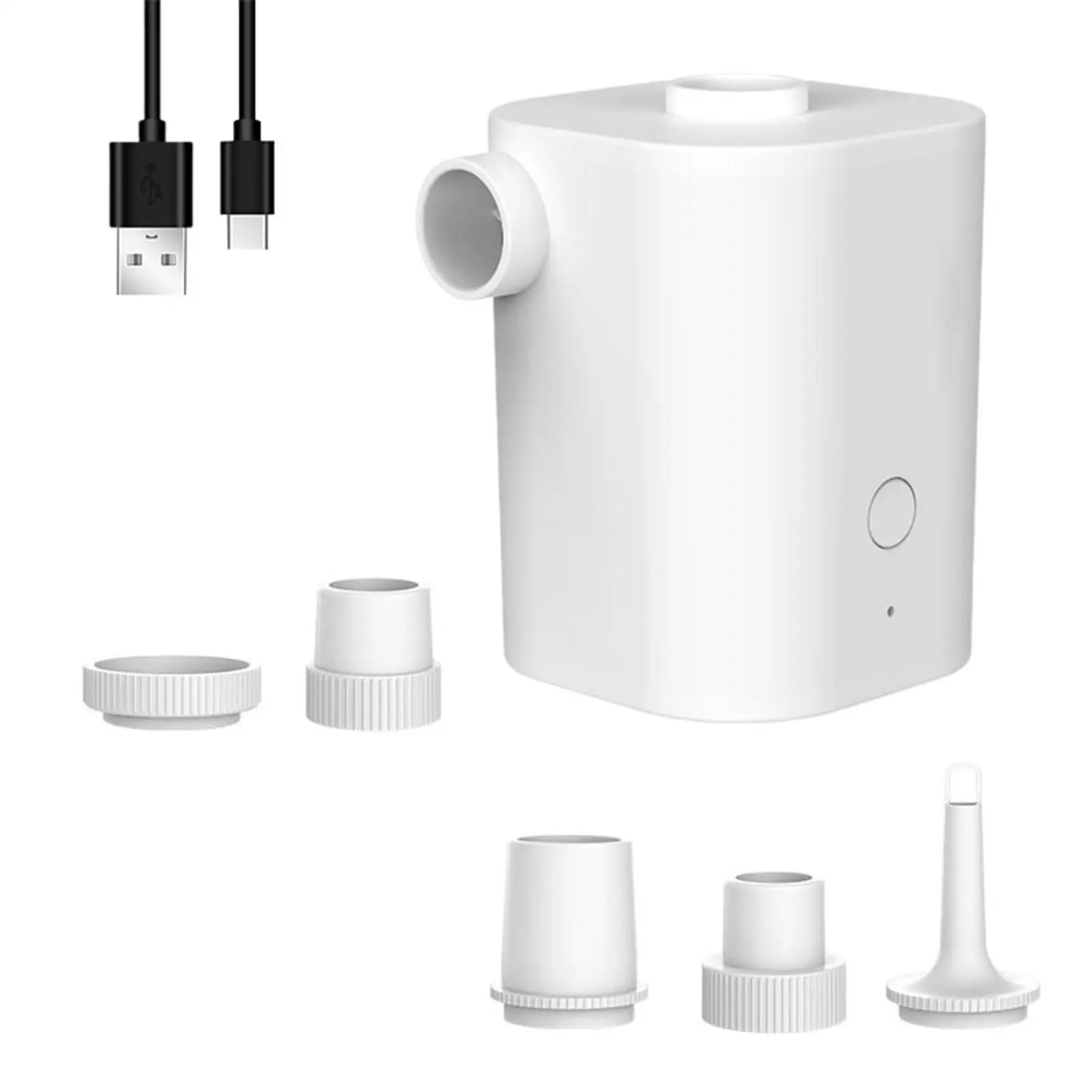 Electric Air Pump Portable Air Pump, USB Charging Mini Pump, Inflate and Deflate Air Pump for Inflatable Pool Float
