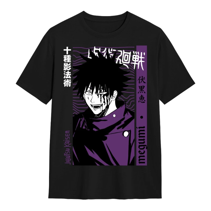 

Japanese Anime Jujutsu Kaisen JUJUTSUKAISEN8 Summer New Retro Fashion Men's and Women's Streetwear