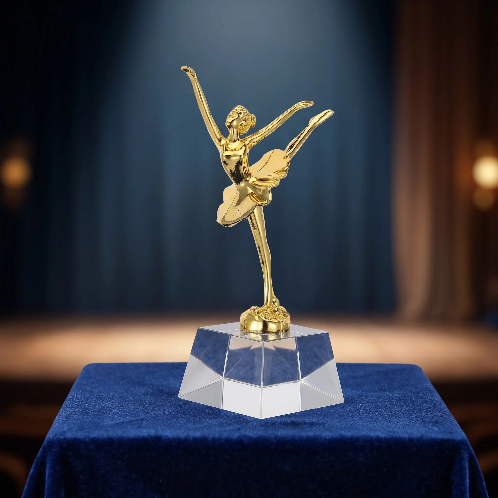 Dance Competition Trophy Plastic Gold Ballet Trophy for Girls Small 7. Award Cup Perfect for Dance Event Prizes