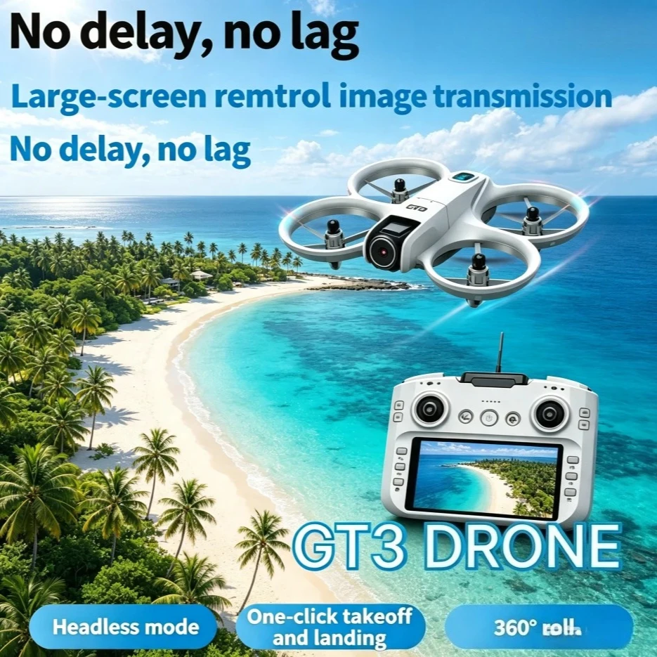 Original GT3 GPS Foldable Drone 8KDual Camera 5G WIFI FPV Large Screen Brushless Optical Flow Full Obstacle Avoidance Quadcopter