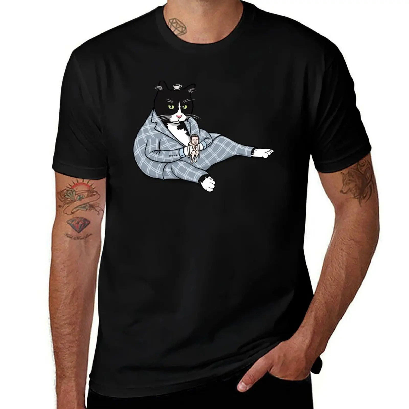 Gareth & José: Studio Portrait T-Shirt Basic Comfort Fit T-Shirt For Men