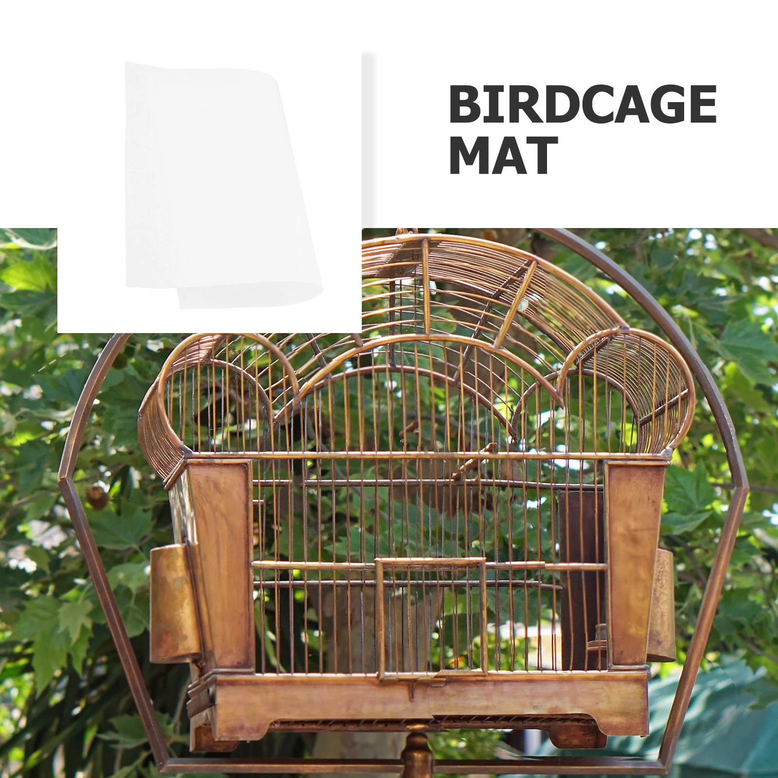 

100 Pcs Parrot Disposable Water-absorbing Chassis Bird Cage Paper Accessories Liners Travel