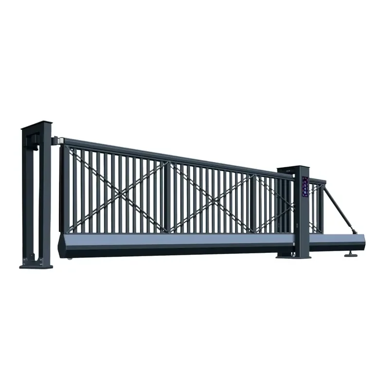 Aluminum Cantilever Gate Privacy Gates System Automatic Electric Aluminium Driveway Sliding Cantilever Gate