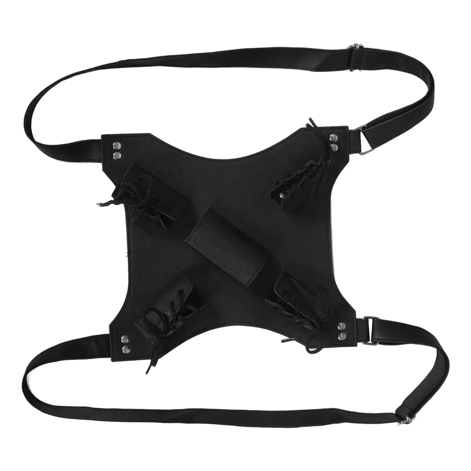 

Backpack Fencing Bag Medieval Shoulder Strap Carry Midieval Pu Fighting Leathers Women Cosplay
