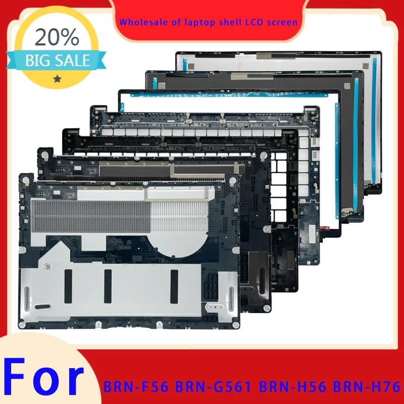 Nuevo para MagicBook X14 BRN-F56 BRN-H56 BRN-H76 BRN-G561 cubierta trasera LCD para portátil, panel frontal, reposamanos, cubierta inferior ABCD