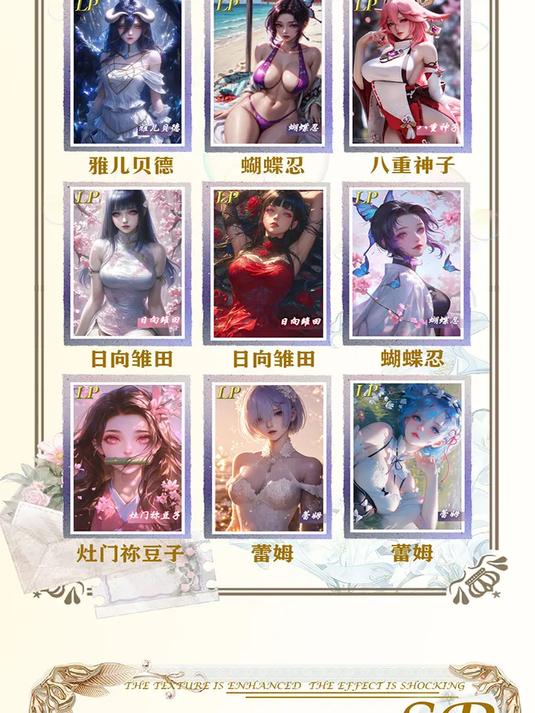 2024 Newest Y3 Set 2  Waifu Cards Goddess Story Collection Card Swimsuit Bikini Booster Box Habbies Gift