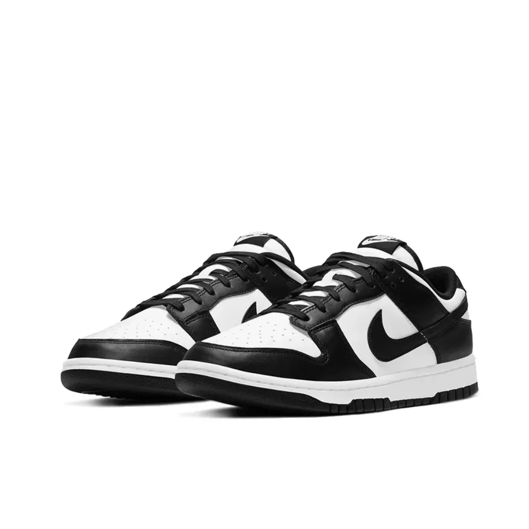 NIKE-DUNK LOW chaussures pour hommes et femmes, chaussures de planche originales, non ald, résistantes à l'usure, décontractées, couleurs noir et blanc